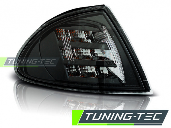 Upgrade Klarglas LED Frontblinker für BMW 3er E46 Limousine/Touring 98-01 schwarz